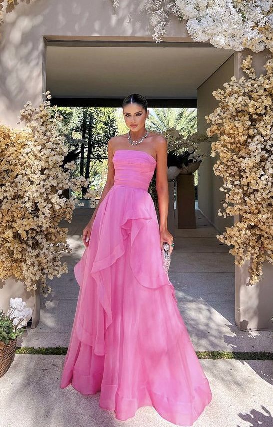 simple pink sleeveless prom dress modest off shoulder evening dresses