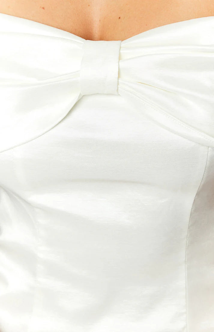 Sheath/Column Off-the-Shoulder Bow Bust Mini Dresses Short Homecoming Dresses