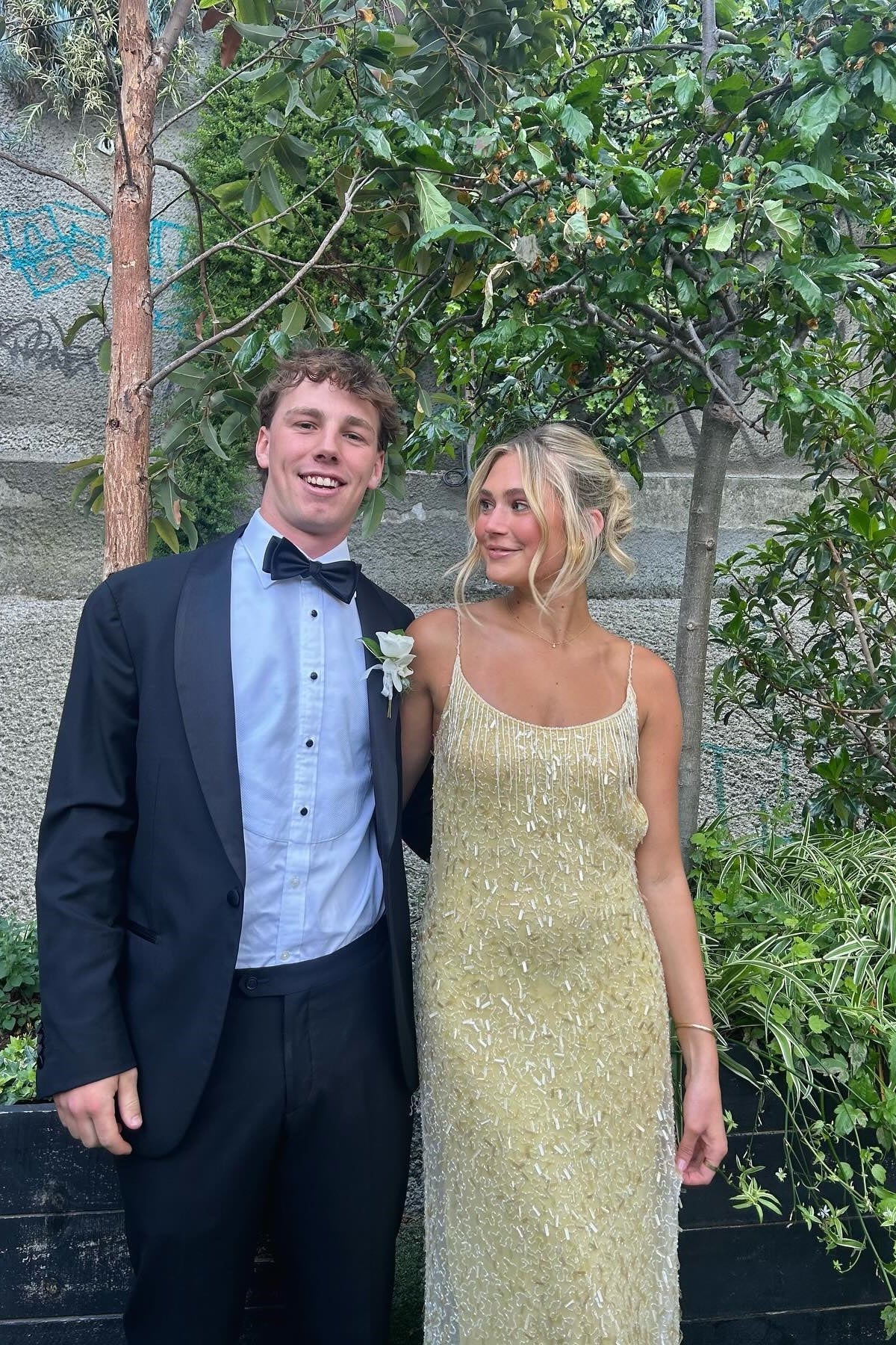 Stylish Sheath Spaghetti Straps Yellow Sequins Long Party Dress