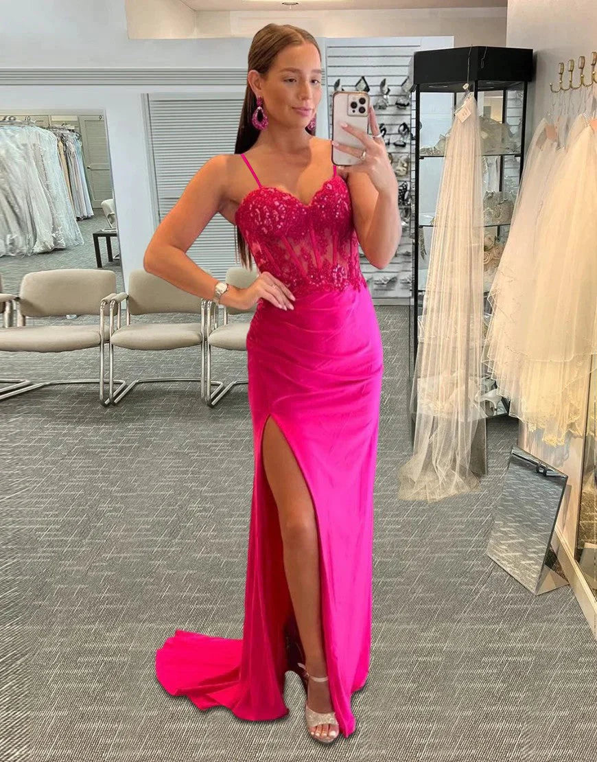 Mermaid Elegant Satin Sweetheart Full Of Charm Evening Dresses