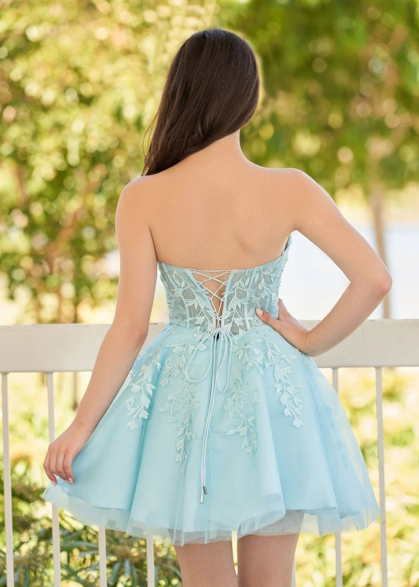 A-Line Tulle Lace   Retract Your Waist Full of charm Homecoming Dress