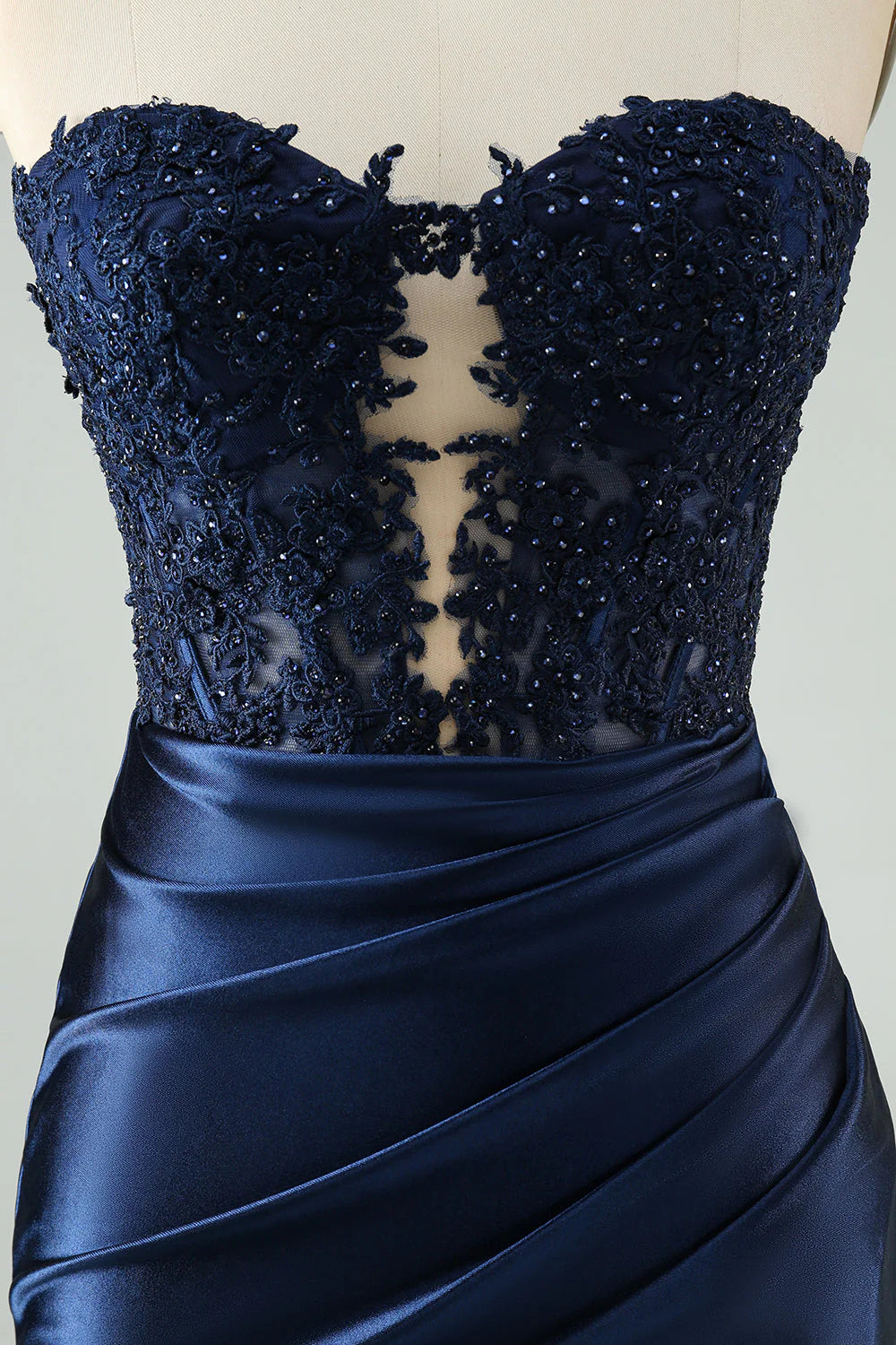 Sparkly Navy Bodycon Strapless Hollow Out Full Of Charm Homecoing Dress