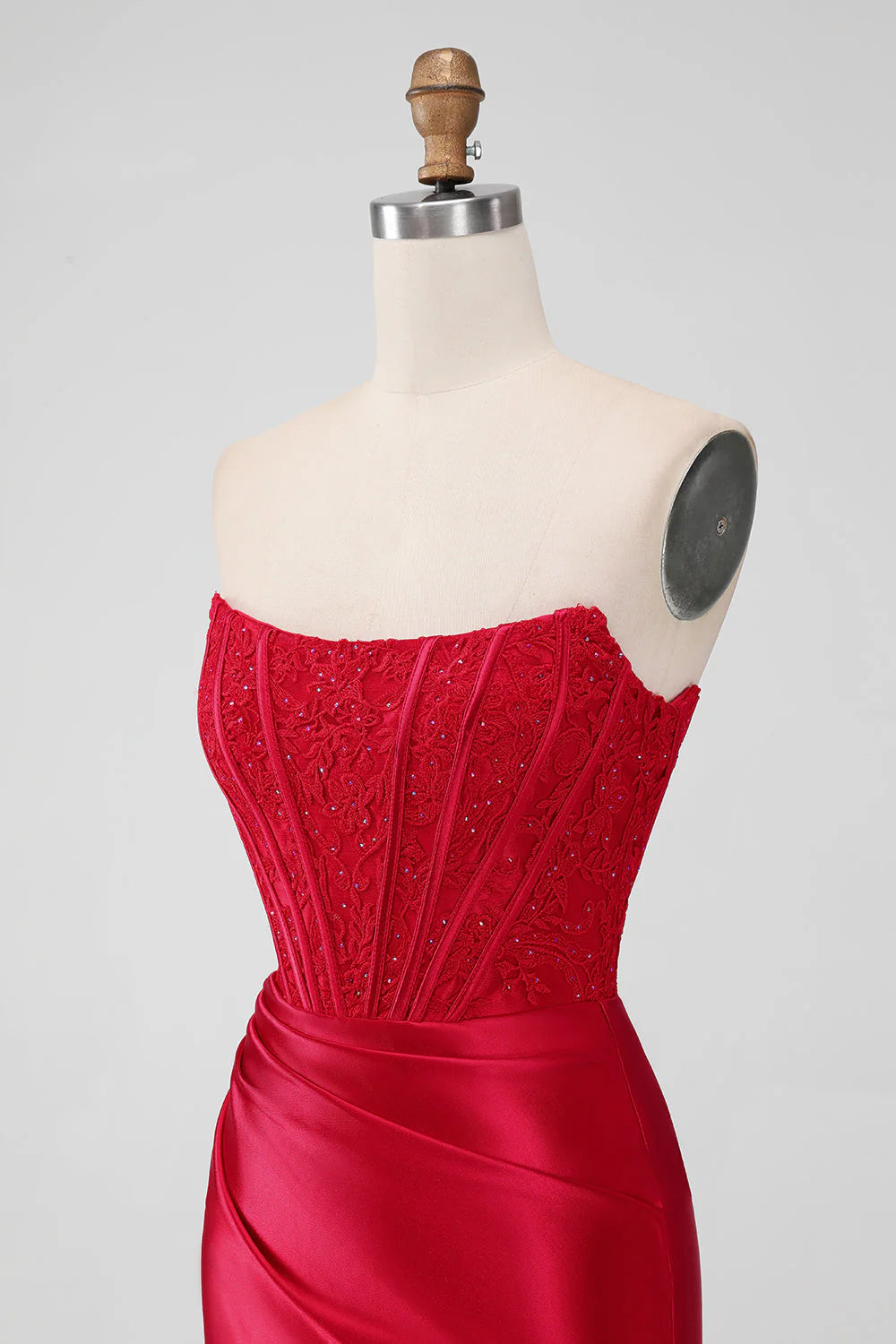 Sparky Red Strapless Bodycon Short Full Of Charm Homecoing Dress