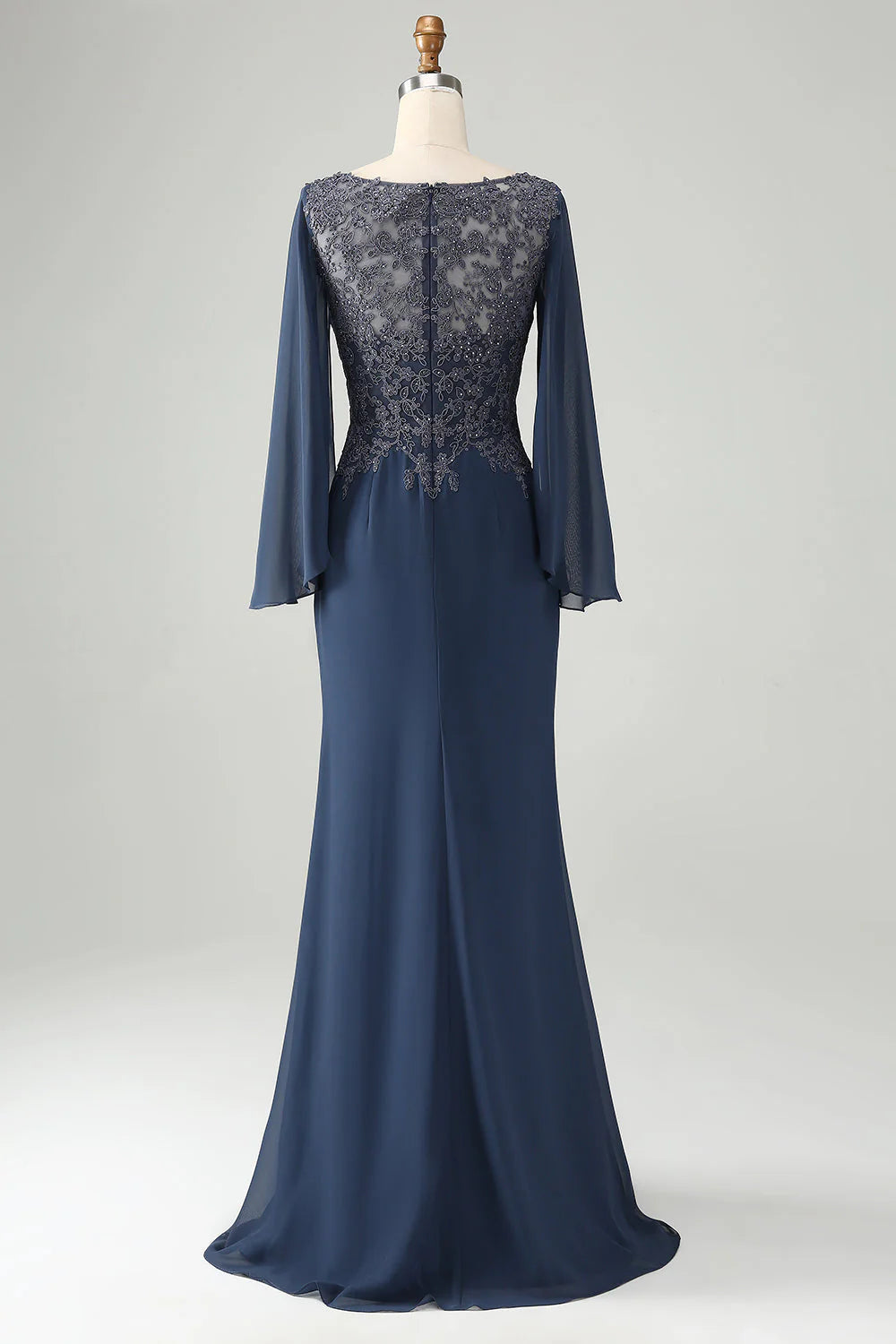 Glitter Twilight Mermaid V Neck Beaded Mother of the Bride Dresses