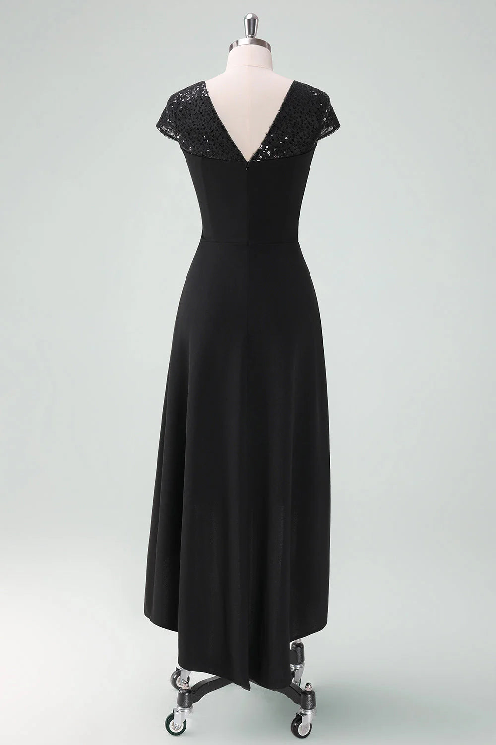 Black High-Low Full Of Charm Mother Of The Bride Dress