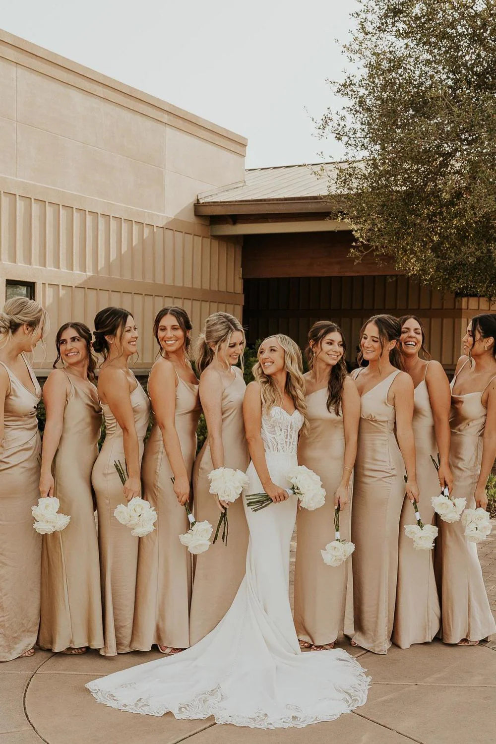 Elegant Mermaid Sweetheart White Corset Full Of Charm Wedding Dress