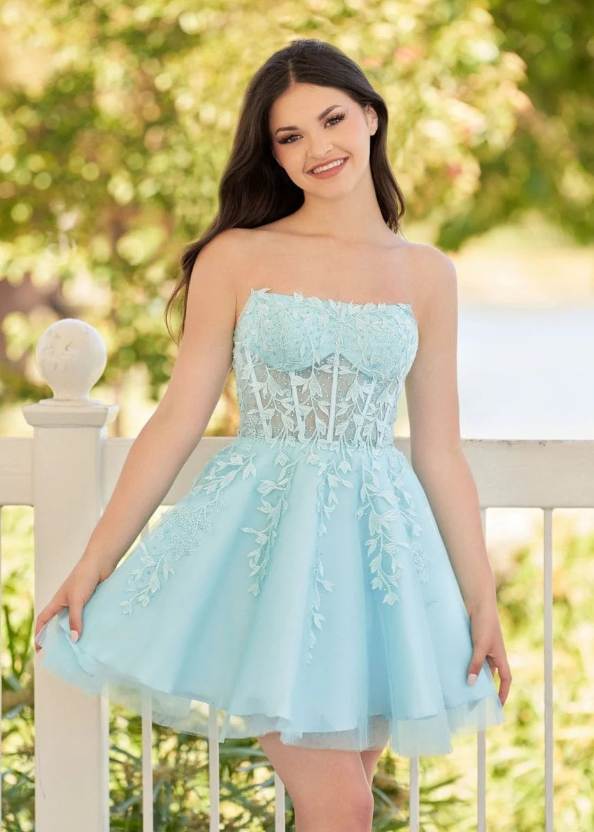 A-Line Tulle Lace   Retract Your Waist Full of charm Homecoming Dress
