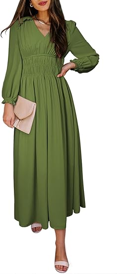 Womens Casual Boho Deep V Neck Short Sleeve Long Evening Dresses