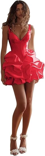Puffy Short Prom Dress Full Of Charm Homecoming Dresses