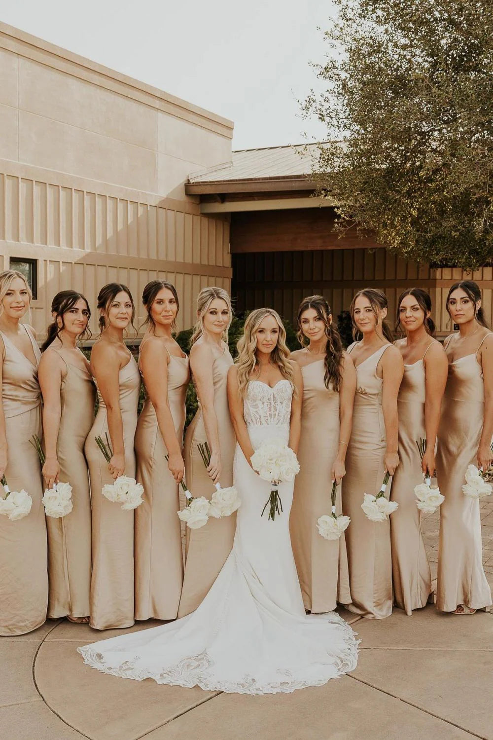 Elegant Mermaid Sweetheart White Corset Full Of Charm Wedding Dress