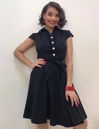 Wedtrend Women's 1950s Retro Rockabilly Homecoming Dress