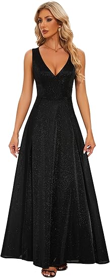 Formal Dress Elegant Evening Long Black Dress Evening Dress