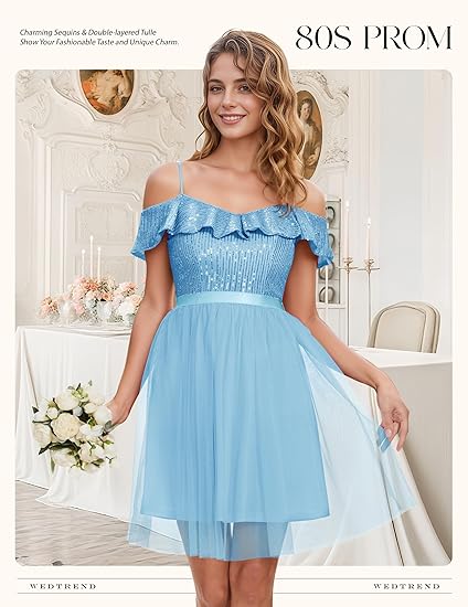 Sequin Dress for Women Short Full Of Charm Homecoming Dresses