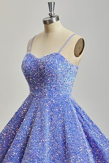 Sequin Short Homecoming Dresses for Teens Sparkly Junior