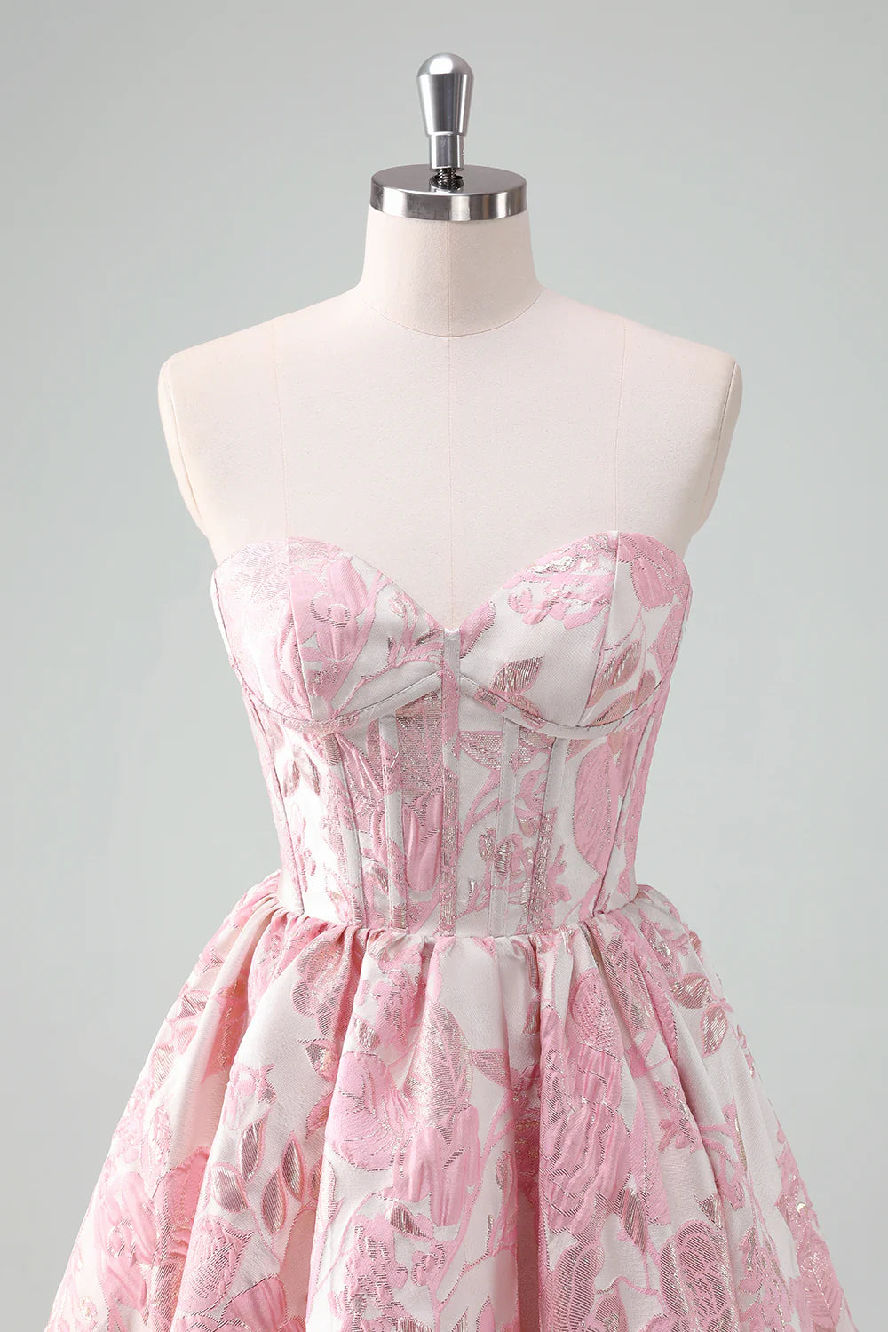 Cute Blush Ball Gown Sweetheart Satin Homecoming Dress with Ruffle