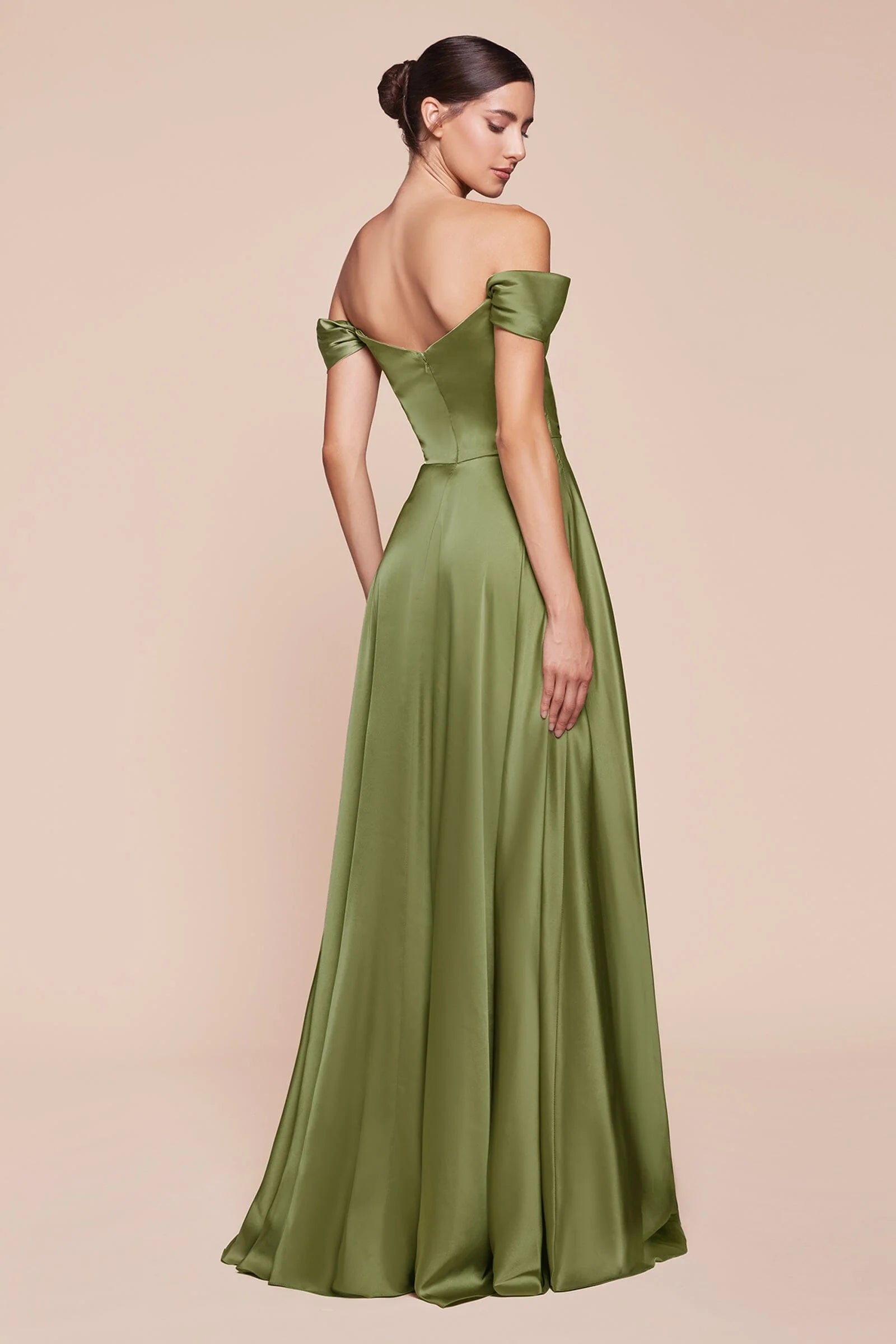 Elegant A-Line Off The Shoulder Sweetheart Neck Short Sleeve Floor Length Evening Dress