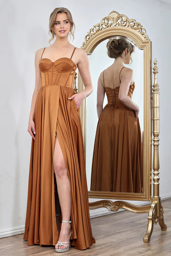 Elegant Mermaid Evening Dress with Lace Corset Bodice, Cold Shoulder Sleeves, and Ruffled High-Low Hem