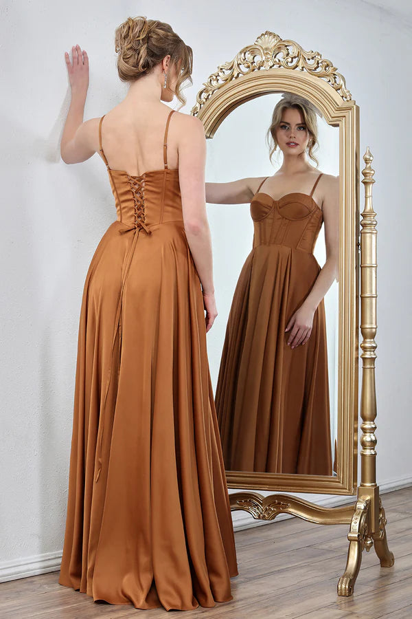 Elegant Mermaid Evening Dress with Lace Corset Bodice, Cold Shoulder Sleeves, and Ruffled High-Low Hem