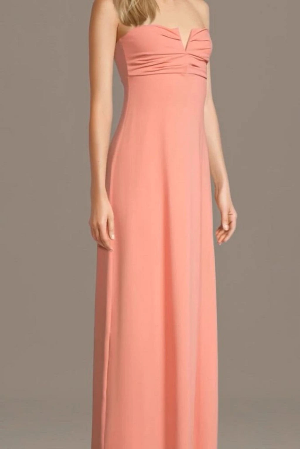 Flowy Chiffon A-Line Strapless Sweetheart Sleeveless Simple Back Floor-Length Mother of the Bride Dresses