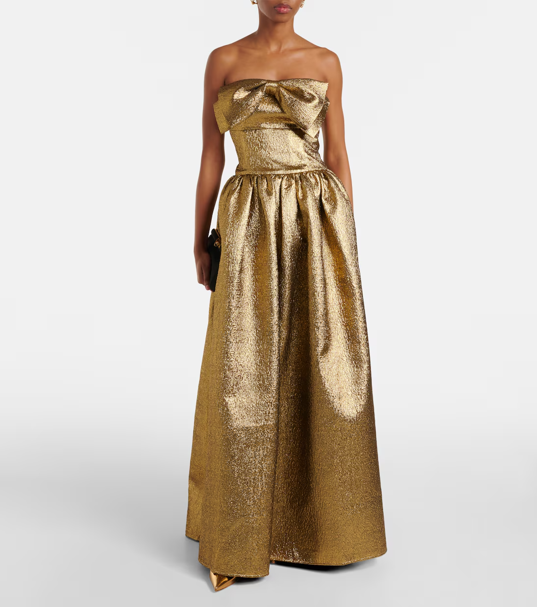 Glamorous A-line Ball Gown Strapless Sweetheart Neck Sleeveless Open Back Floor Length Formal Evening Dress