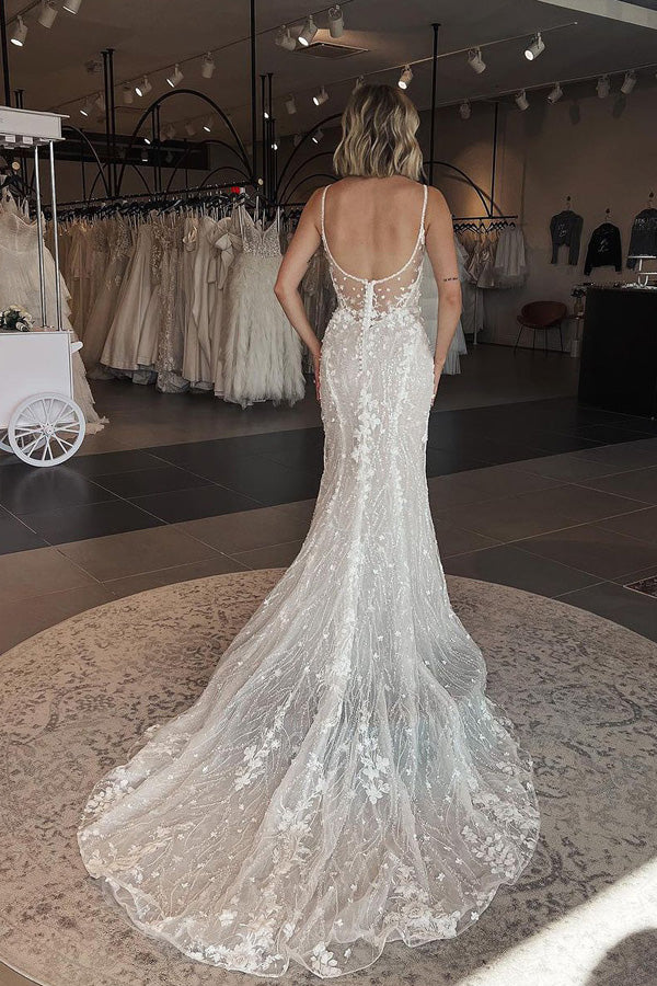 Ivory Puff Sleeves Short Wedding Dress Vintage Wedding Dress