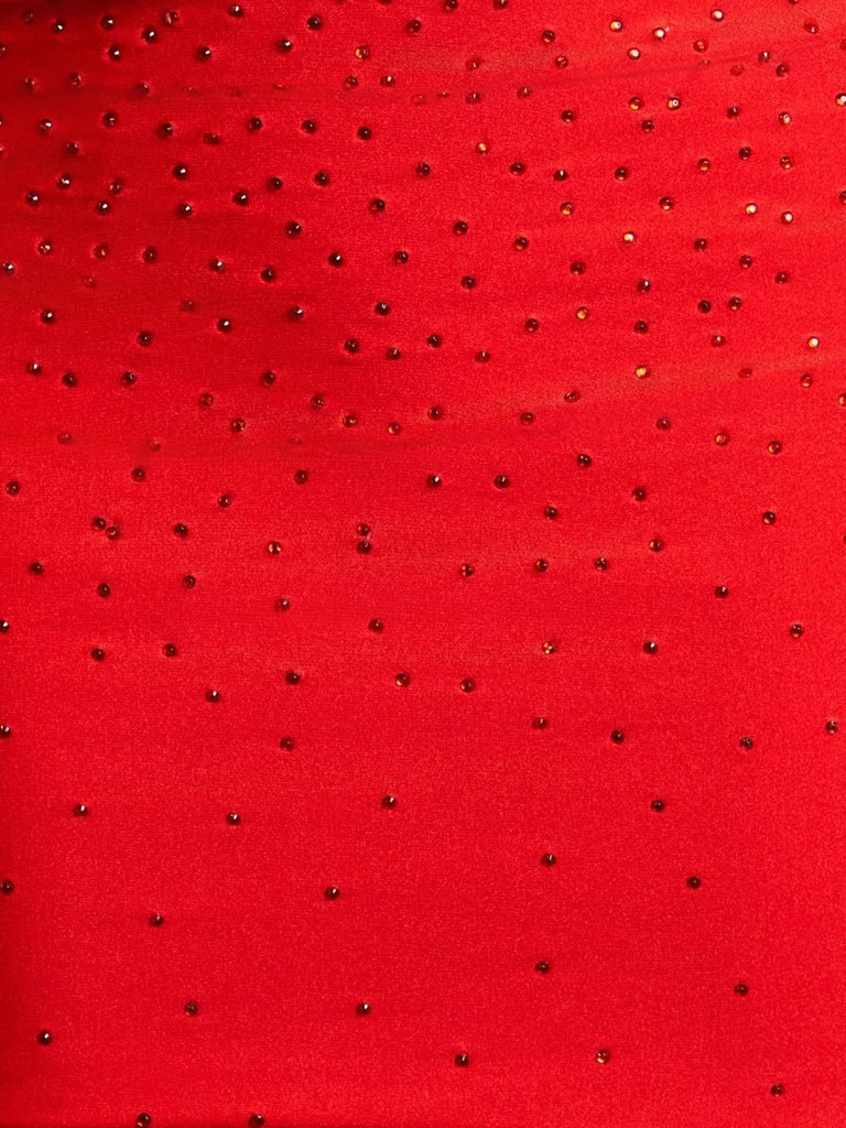 One Shoulder Red Homecoming Dress Short Prom Dress With Beading