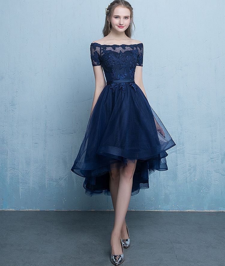 Fashionable Tulle High Low Full Of Charm Prom Dress