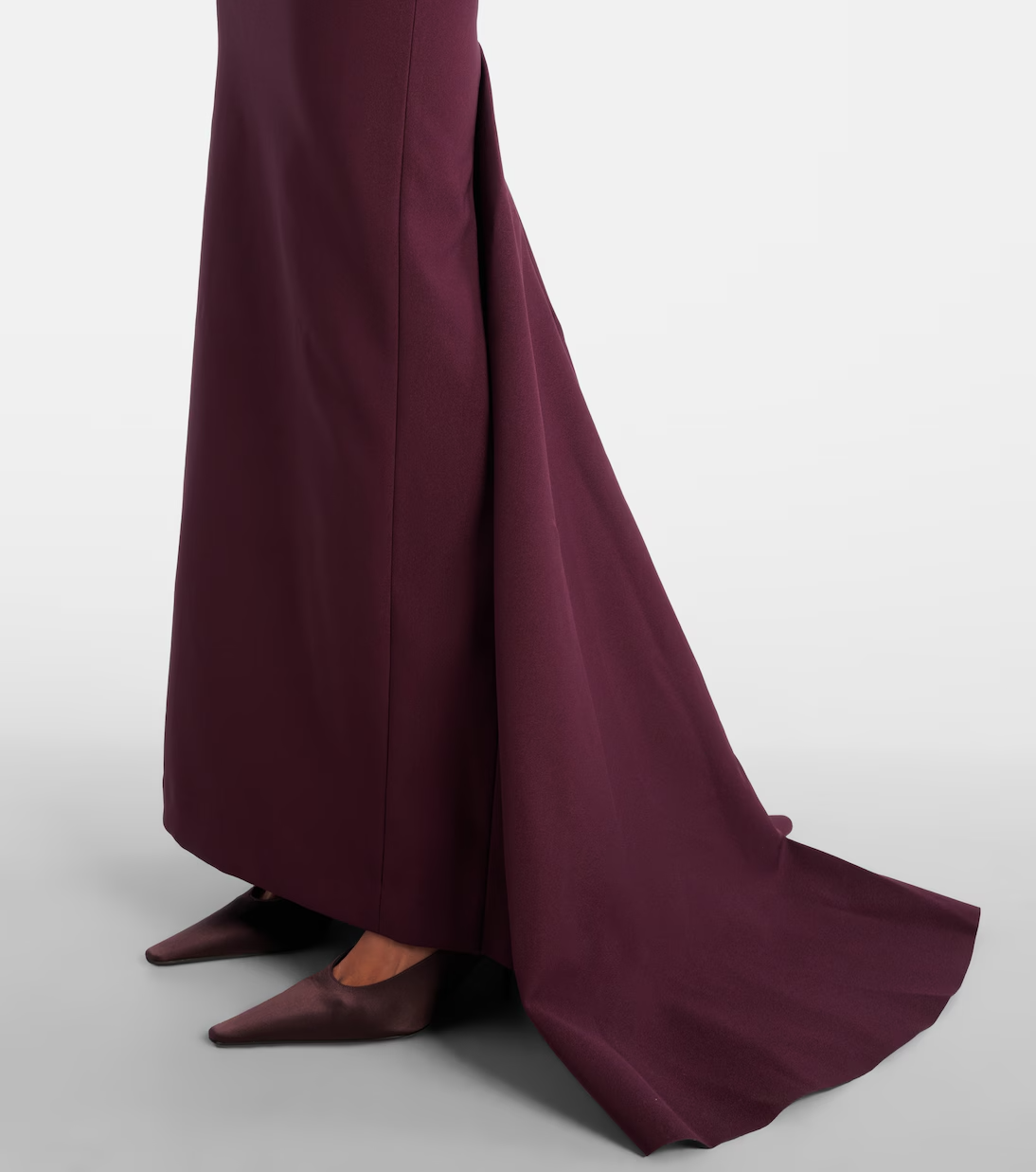 Sleek Mermaid Gown Strapless Sweetheart Neck Sleeveless Open Back Floor Length Formal Evening Dress