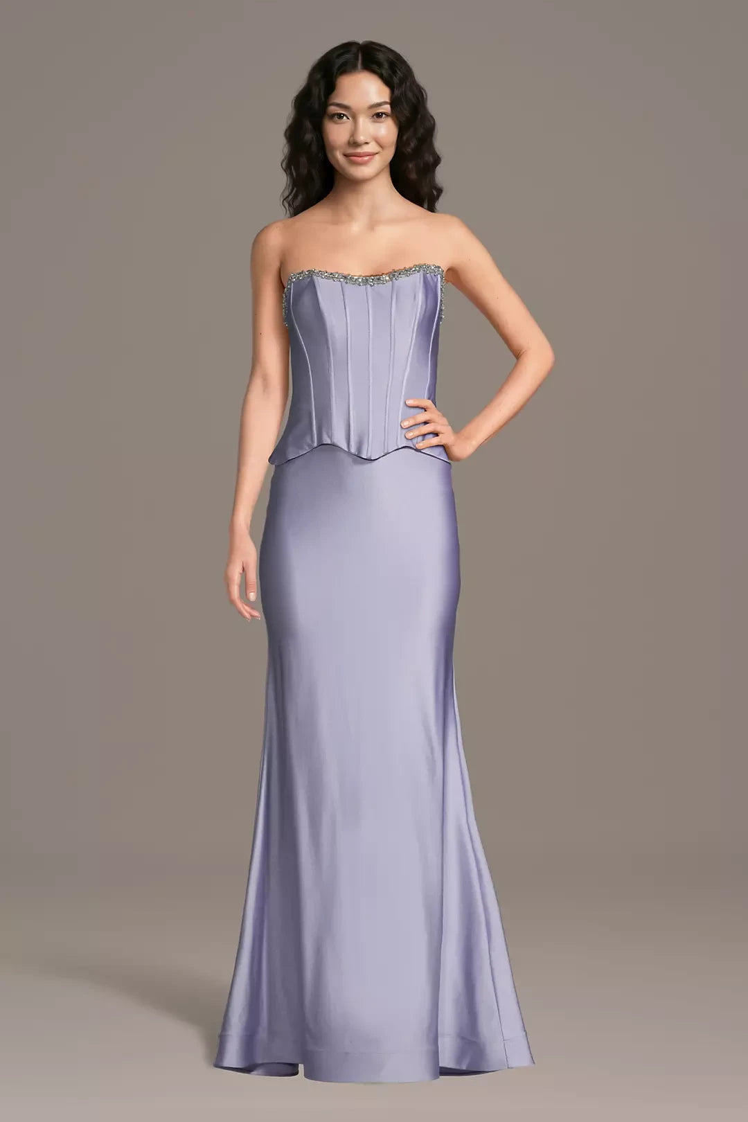 Sophisticated Satin Sheath Sweetheart Strapless Sleeveless Straight Back Floor-Length Mother of the Bride Dresses