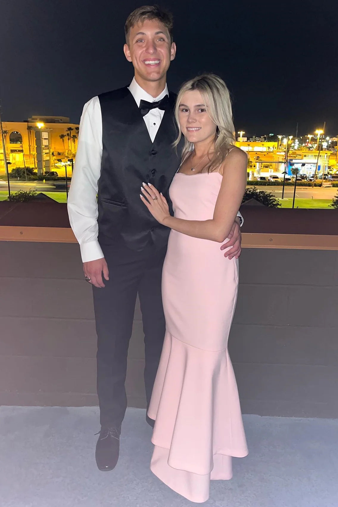 Spaghetti Straps Light Pink Tiered Long Full Of Charm Prom Dresses