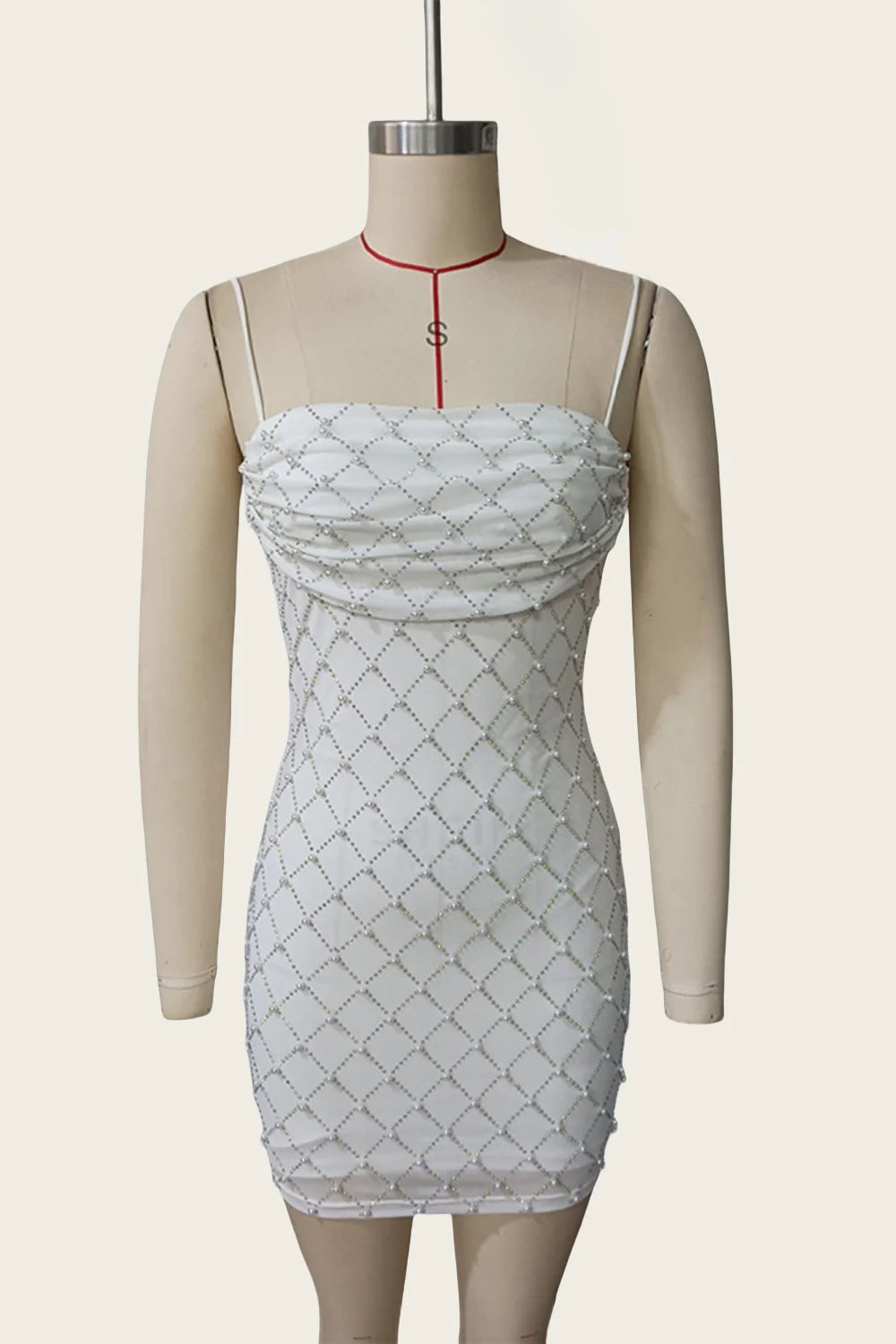 Straps White Beading Open Back Short Unique Design Full Of Charm Homecoming Dresses