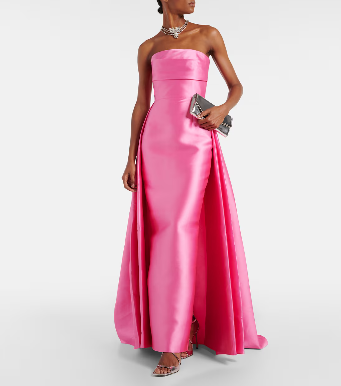 Striking Strapless Mermaid Gown Sweetheart Neck Sleeveless Open Back Floor Length Formal Evening Dress