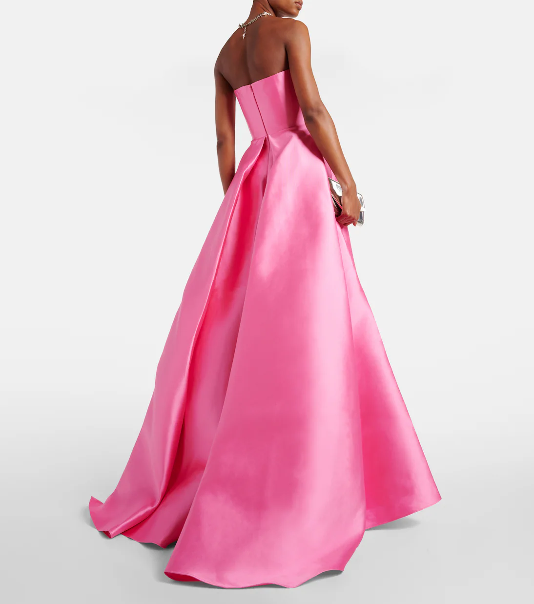 Striking Strapless Mermaid Gown Sweetheart Neck Sleeveless Open Back Floor Length Formal Evening Dress