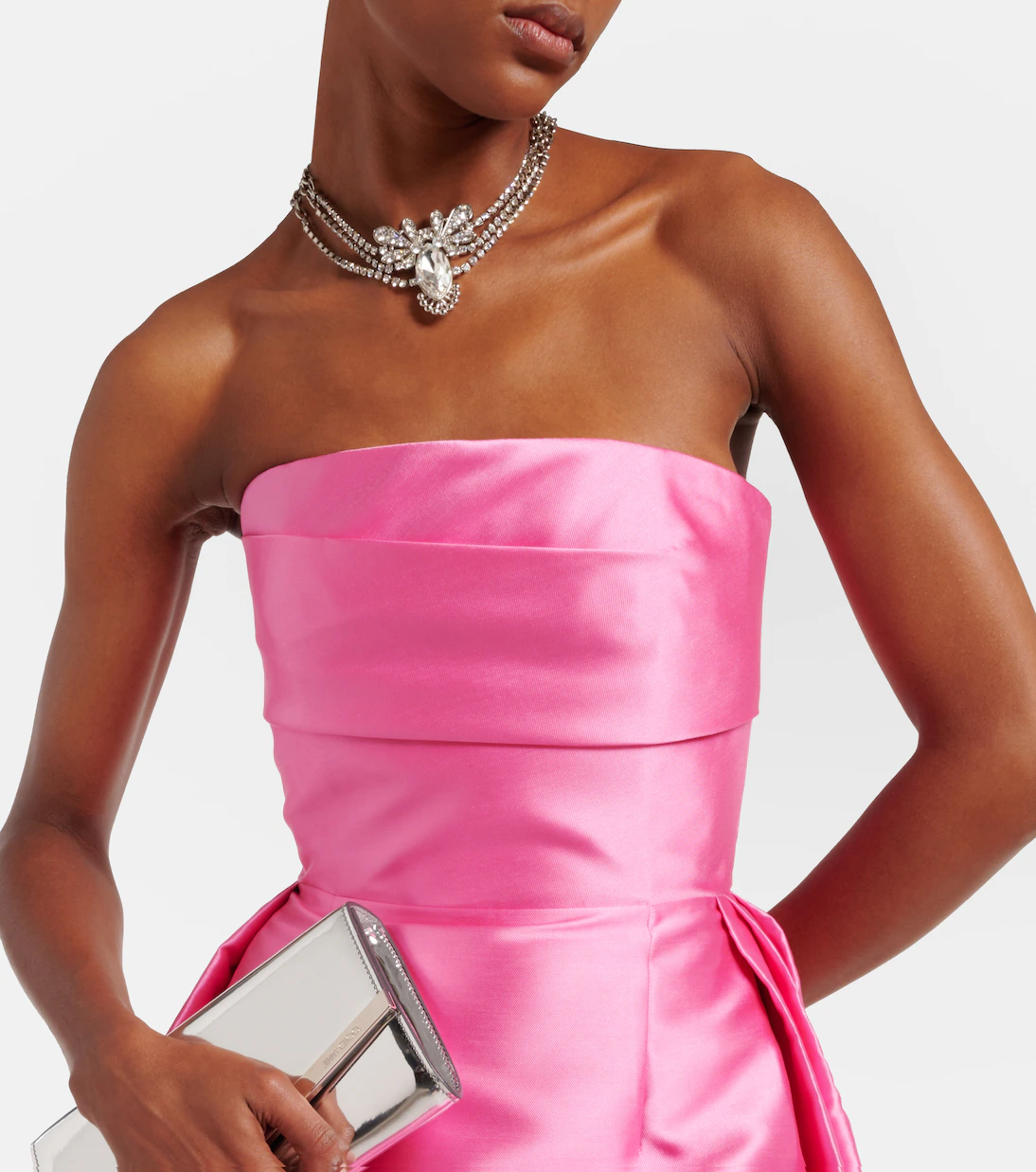 Striking Strapless Mermaid Gown Sweetheart Neck Sleeveless Open Back Floor Length Formal Evening Dress
