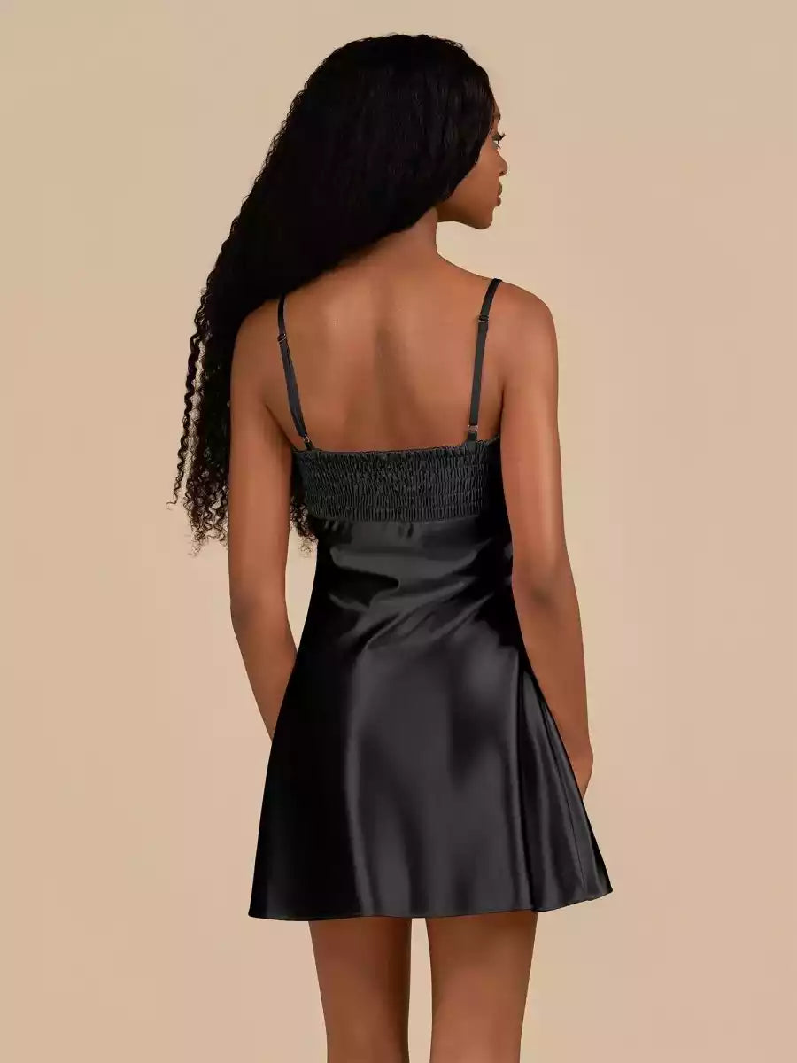 Stunning tight satin thin shoulder strap sleeveless silhouette with lace up back Homecoming Dresses