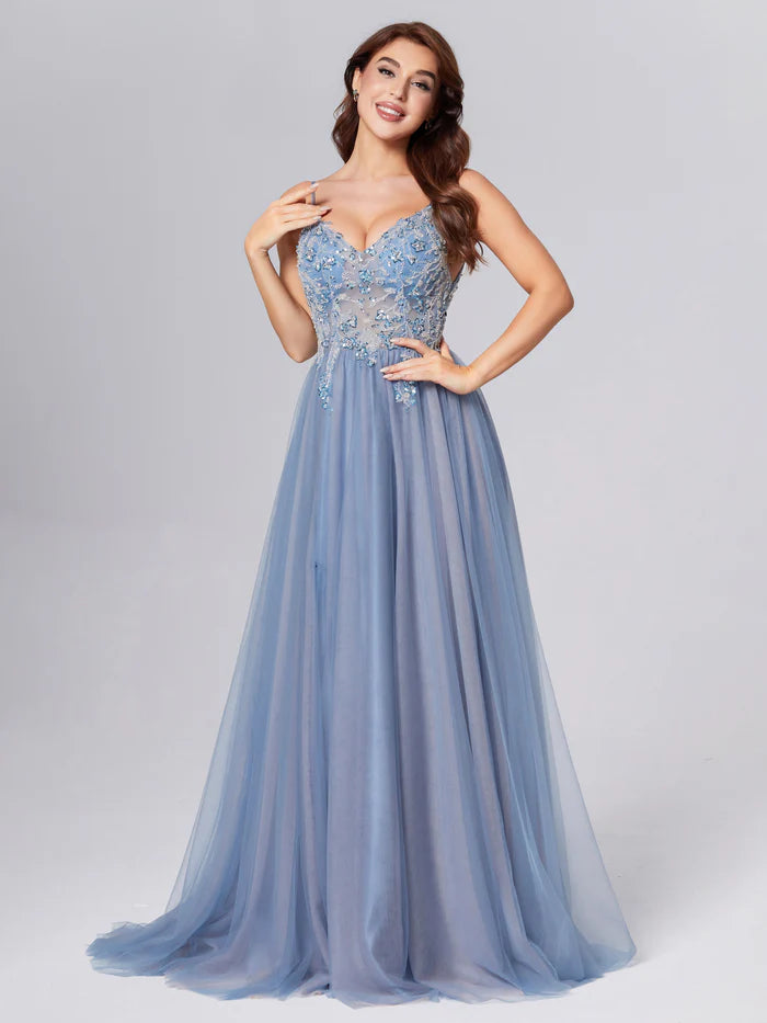 Backless Beading Elastic Satin Unique Design Full Of Charm Prom Dress