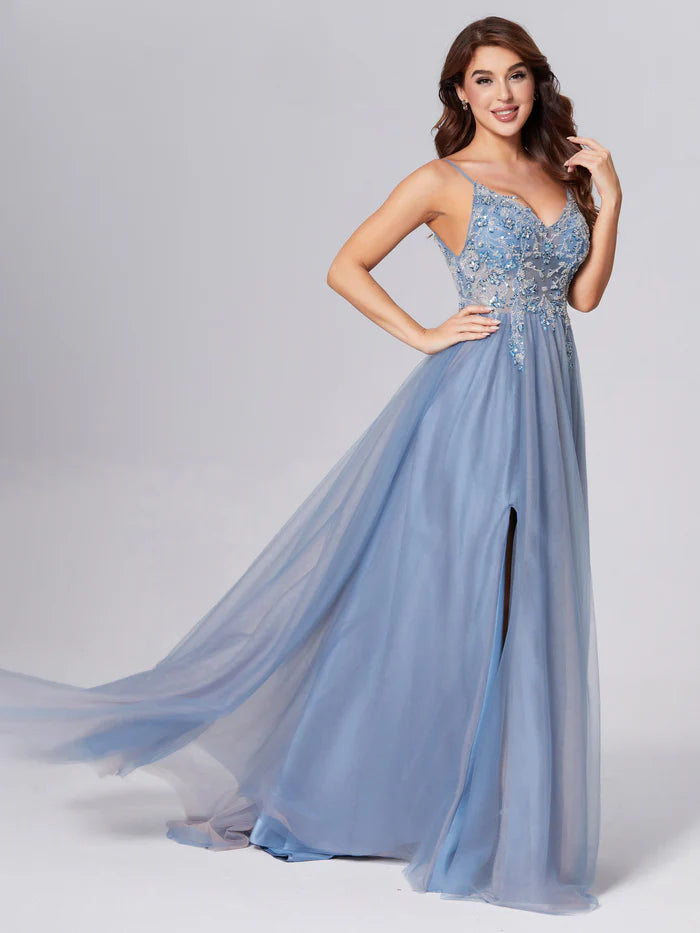 Backless Beading Elastic Satin Unique Design Full Of Charm Prom Dress