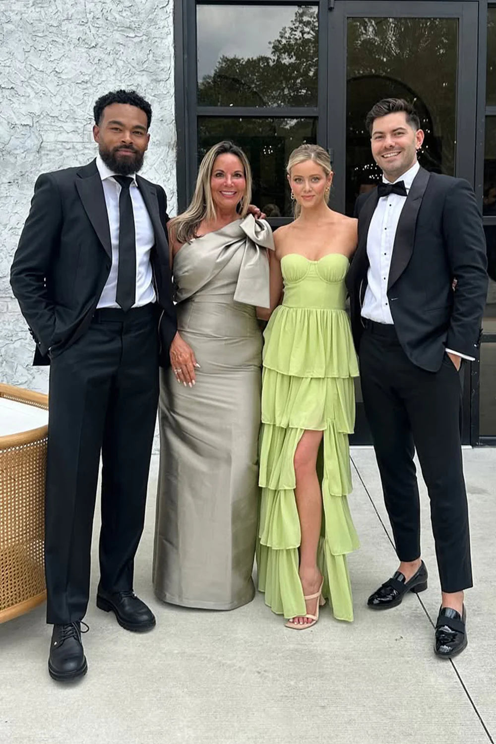 Princess A Line Sweetheart Green Long  Retract Your Waist Prom Dress